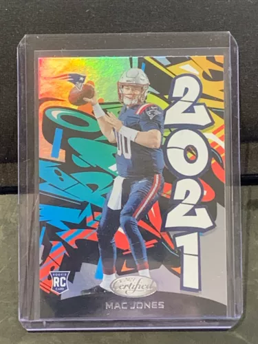 2021 Certified Football 🏈 MAC JONES Graffiti Rookie New England Patriots RC 🔥