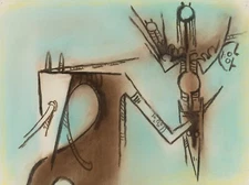 WIFREDO LAM Art Poster or Rolled Canvas Print "SANS TITRE" #3
