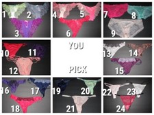 NWT VICTORIA'S SECRET MULTICOLOR YOU PICK SIZE AND COLOR LACE PANTIES
