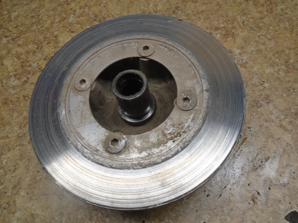 12 Suzuki King Quad Kingquad LT 400 ASI ATV freno de disco delantero rotor buje montaje de tuerca Foto 4 de 4