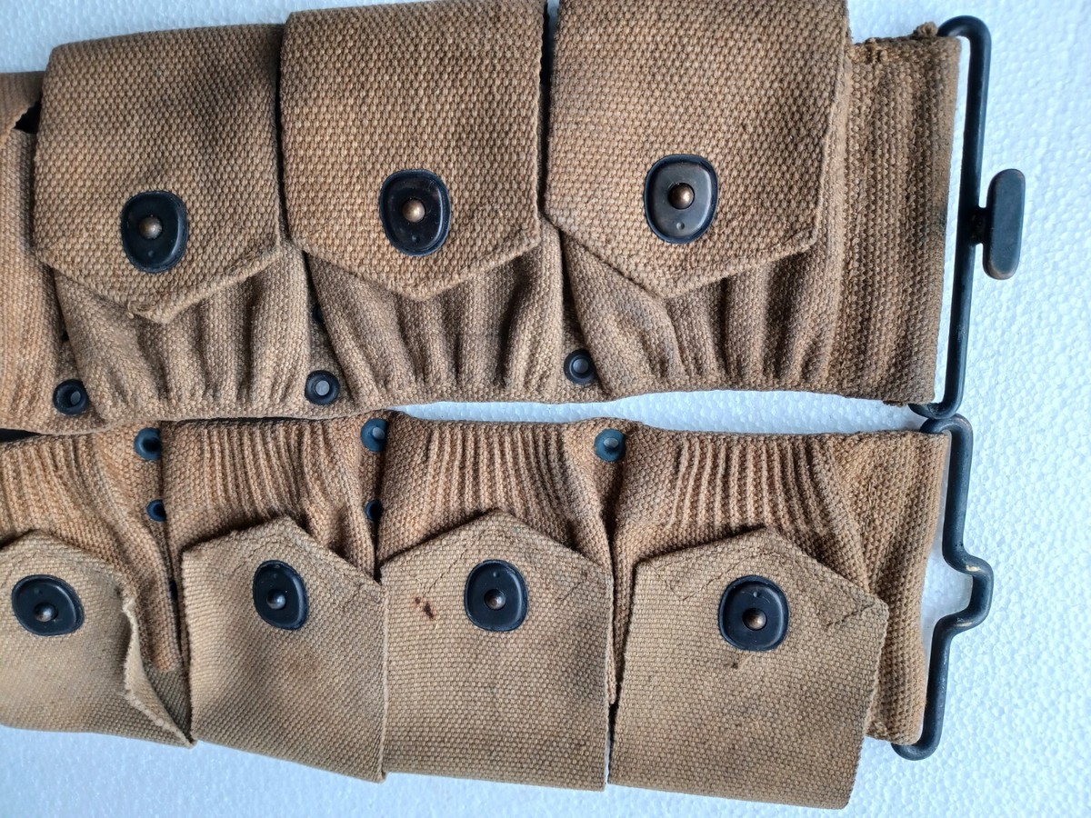 WW1 U.S. Military 1915 Dated 10 Pouch Russell Mills Made