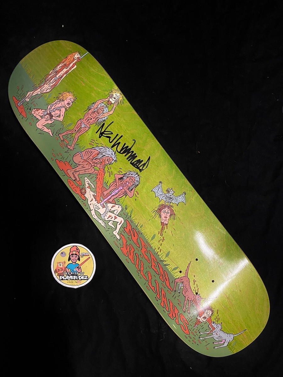 RARE SIGNED Neen Williams Deathwish Zombies Creature Skateboard