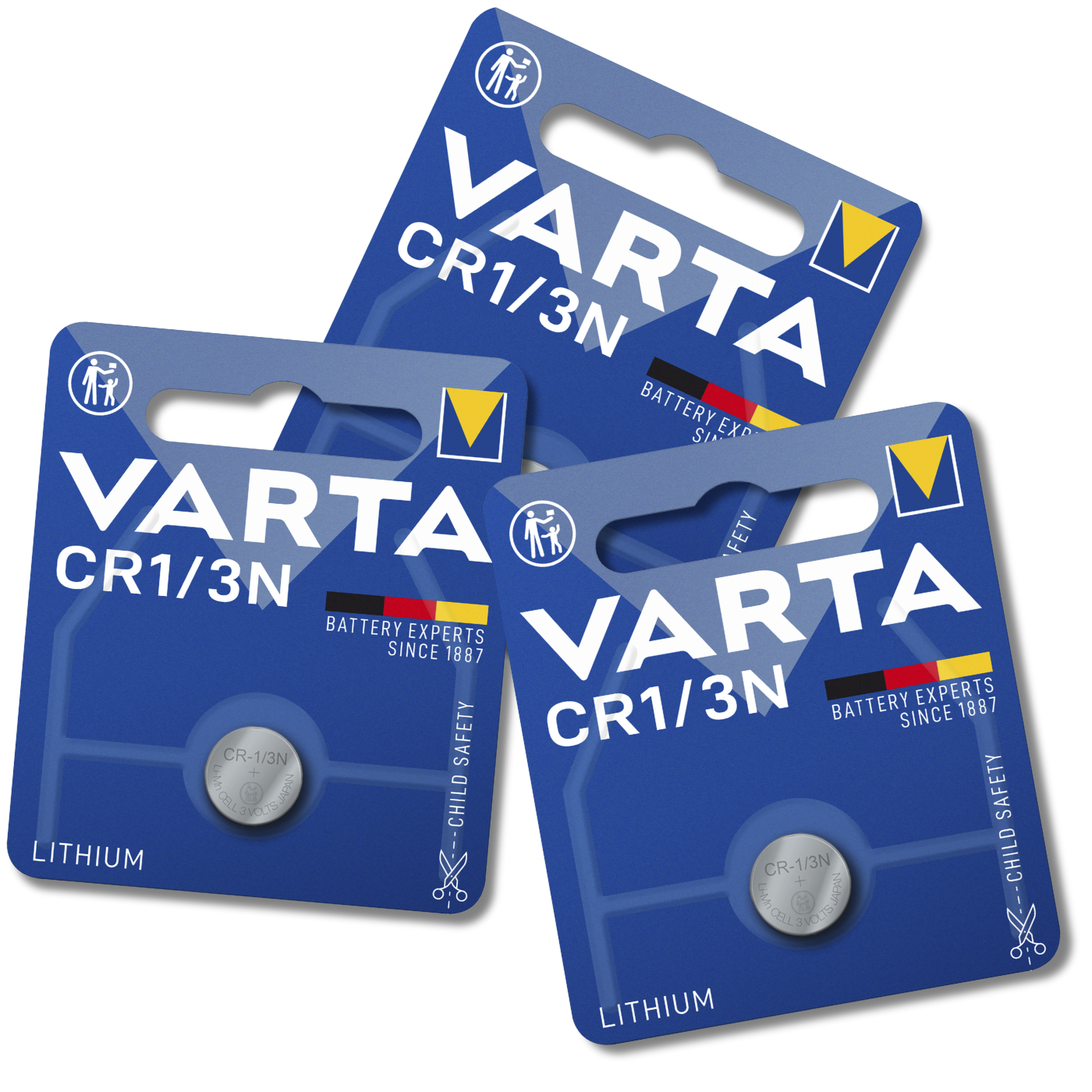 3x VARTA CR1/3N 1/3N Batteries 3V Lithium Cell DL1/3N CR11108 *EXPIRY 04/2035*