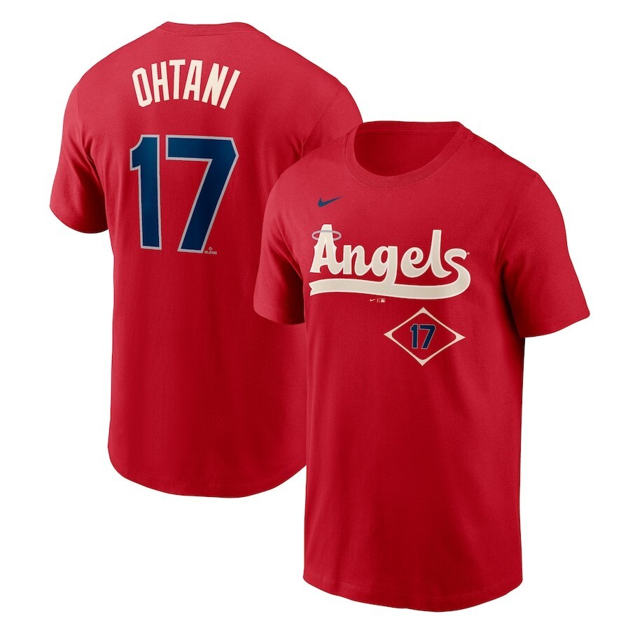 Nike Angels Ohtani 17 ユニフォーム Jr.size Shohei Ohtani Nike Los Angeles Angels City LA Connect