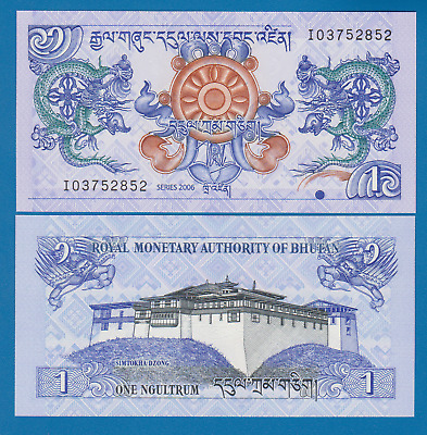 Bhutan 10 Ngultrum P 29 UNC 2006 Low Shipping Combine FREE!