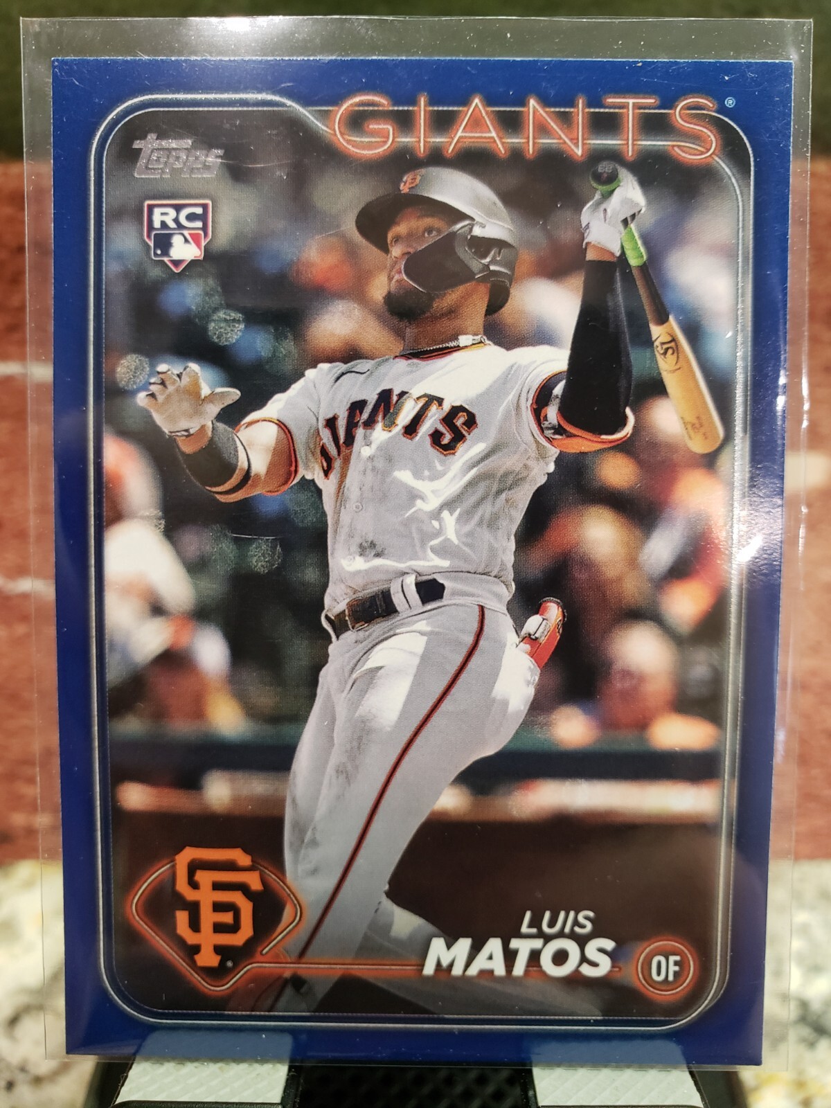 2024 Topps Royal Blue #28 Luis Matos RC San Francisco Giants