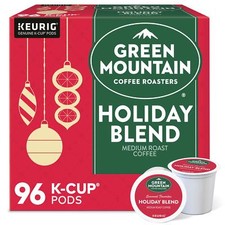 Green Mountain Coffee Roasters Holiday Blend Medium Roast K Cup Pods 24 Count