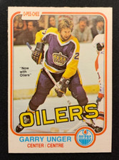 1981-82 O-Pee-Chee #123 Garry Unger Oilers