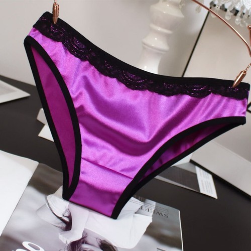 Sexy Damen-Slips Satin G-String Tangas Dessous Unterwäsche Höschen seidig-Knicker - Bild 16 von 40
