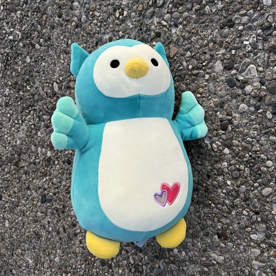 Squishmallows Hug Mees Dax Teal Owl 12 Inch Valentines 2021 Plush Good Condition