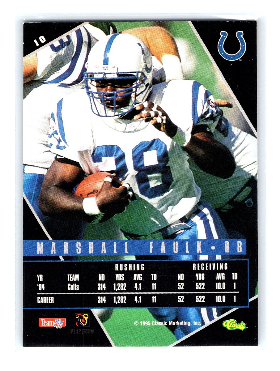 1995 Classic Images Limited Live Football #10 Marshall Faulk