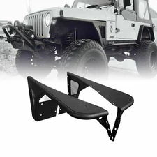 2x Offroad Steel Front Fender Flares Armor Guard for 1997-2006 Jeep Wrangler TJ