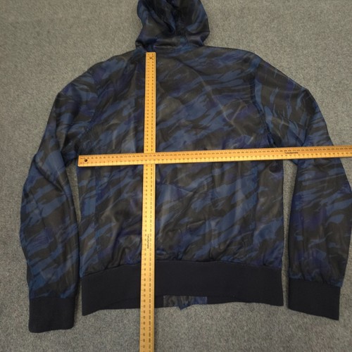 G-Star Jacket Womens LARGE blue Long sleeve hooded camouflage winter Size L - Picture 7 of 10