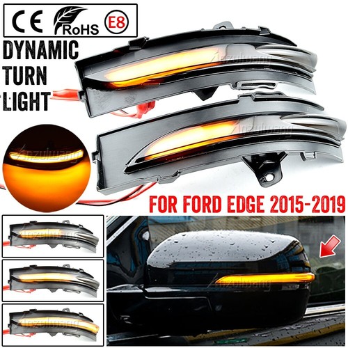 Dynamic Side Turn Signal Light For Ford EDGE 2015-2019 - Picture 11 of 17