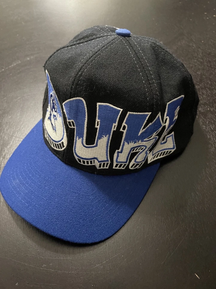 Rare Vintage Duke Univ Blue Devils Top of the World Graffiti Snapback Hat/Cap - Image 2 of 4