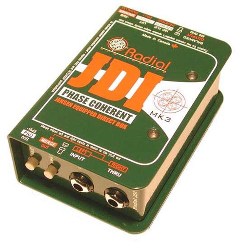 Radial JDI Passive - Passive direct box with Jensen transformer - 第 1/1 張圖片