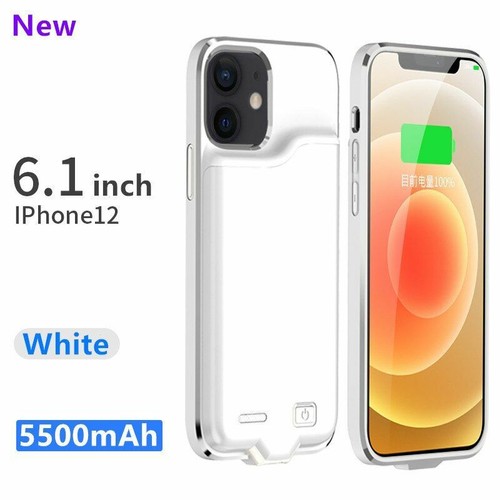 Battery Case For iPhone 12 Mini Pro Max Power Bank Cover Backup Battery Charger - Picture 20 of 30
