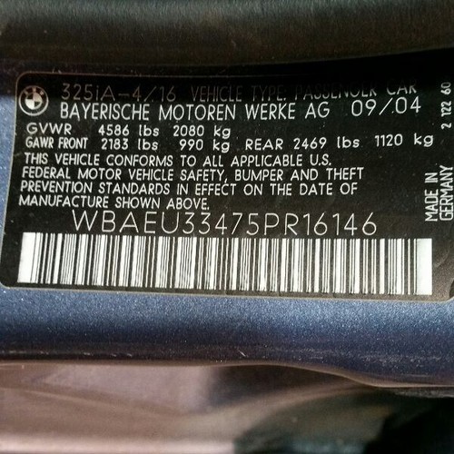 Automatic Transmission Xi AWD Fits 03-05 BMW 325i 122313 - Picture 11 of 12