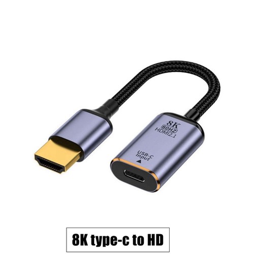 60Hz Converter DP/Mini DP To HDMI Video Adapter HDMI-V2.1 Male to USB-C Female - Picture 7 of 8