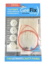 GeeFix - Heavy Duty Plasterboard Fixing (Pack of 4 Fixings)