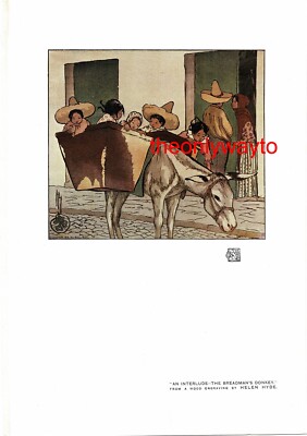 Zwischenspiel - Der Esel des Brotmanns, Helen Hyde, Buchillustration (Druck), 1913