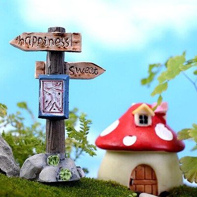 10pcs Kids Mini Resin Lollipop Bonsai DIY Fairy Garden Micro Dollhouse Decor