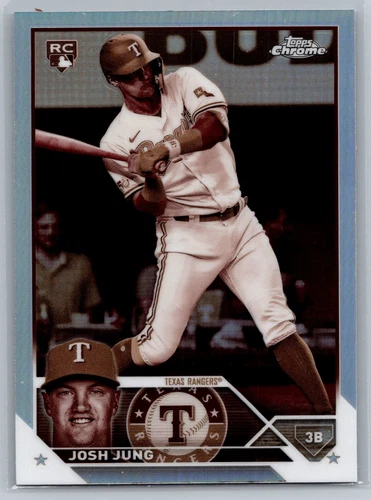 Josh Jung 2023 Topps Chrome Sepia Refractor RC #93 Texas Rangers