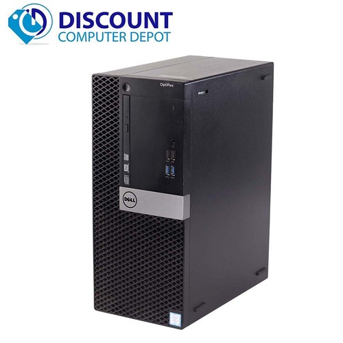Dell Desktop Computer PC i3 3.7 6th Gen 8GB 256GB SSD Windows 10 Pro Wi-Fi HDMI - Picture 2 of 5