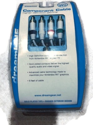 Wii - component cable / Component Cable / cable Dreamline Dreamgear