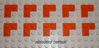 Lego Basic 10 Platten/Winkel orange 2x2 #2420 NEUWARE