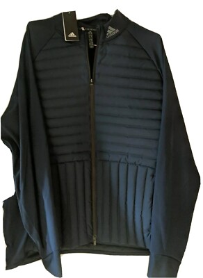 Adidal Ribbed Golf Jacket - Brand New W/ Tags FIRST GUARD full zip Blue - XL