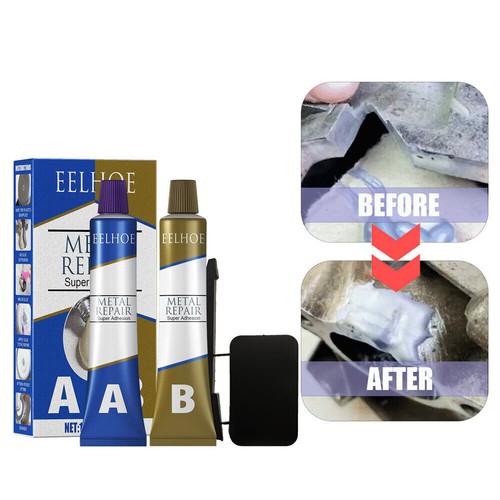 200G Industrial Heat Resistance Cold Weld Metal Repair Paste A&B Adhesive Gel US - Picture 10 of 15