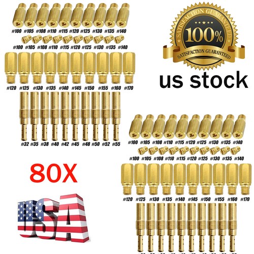 For PWK 28mm-42mm Keihin OKO Carburetor Carb Main Jets Slow Jets / Pilot Jet Kit - Picture 1 of 12