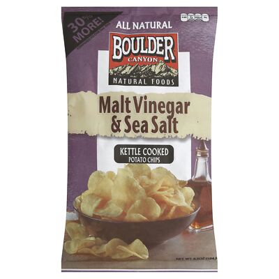 Boulder Canyon Chip Cut Malt Vinegar & Sea Salt