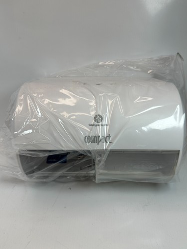 Georgia-Pacific 56797A Compact Side-by-Side Tissue Dispenser White - New - Picture 6 of 7