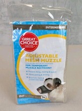 Grreat Choice Adjustable Mesh Dog Muzzle Size...