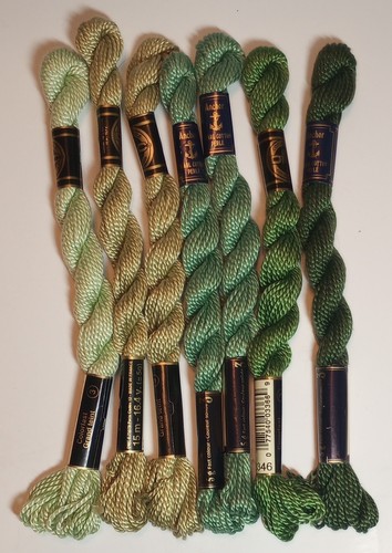 51 Skeins DMC Anchor Size 3 Pearl Embroidery Needlepoint Thread Perle Cotton Lot - Picture 3 of 7