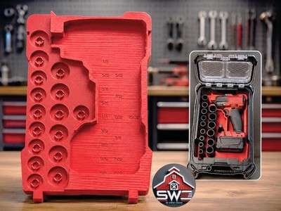 Insert Organizer for Milwaukee Packout 8435 | M18 FUEL Mid-Torque 2962-20