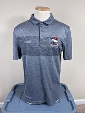 CCM Tactical Dry Charlotte Checkers AHL Minor League Hockey Polo Shirt Men s L