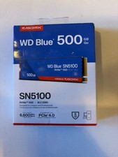 WD Blue SN5100 500GB NVMe M.2 PCIe Gen4 SSD WDS500G5B0E OPEN BOX UNUSED