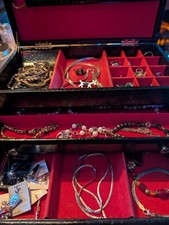 160g + Sterling Silver Jewelry Lot Box. Native, Charms, Rings + Bracelets etc.