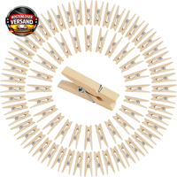 Mini-Holzklammern 3,5Cm FüR Fotos Collagen Basteln Dekorationen 90Er Pack