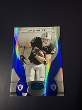 2008 Leaf Certified Materials - Zach Miller #106 Mirror Blue #50/50