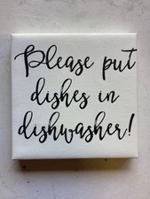 Kitchen CANVAS 5.5” Square  Sign PHOTO  WALL DECOR by Personalization.com