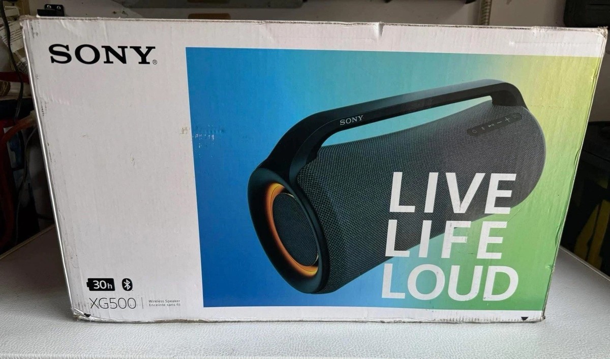 Sony SRS-XG500 MEGA BASS Portable Bluetooth Speaker - Black