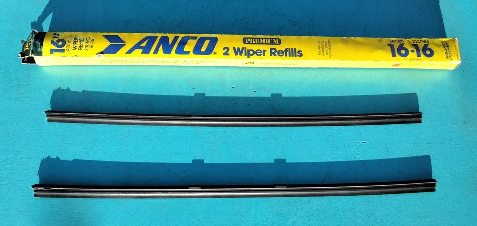 1960s Chrysler 16" Wiper Blade Replacement Anco Original Set of 2 Dodge Plymouth - Image 2 of 4