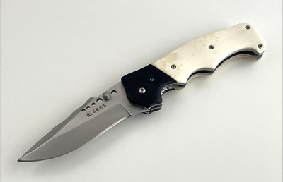CRKT 7085 The Natural Crawford Folding Knife G-10 Bone Handle