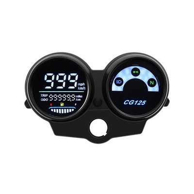 1PC Motorrad LED Digital Dashboard Langlebige Teile Drehzahlmesser Tachomet7344