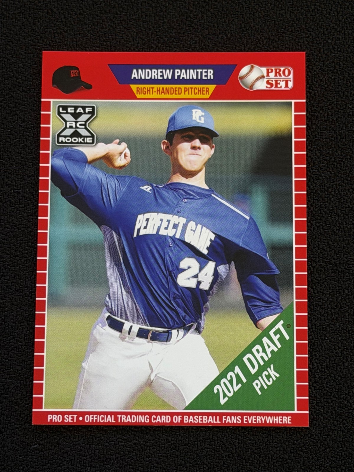 2021 Leaf Pro Set Andrew Painter Rookie Red Philadelphia Phillies RC #PS20