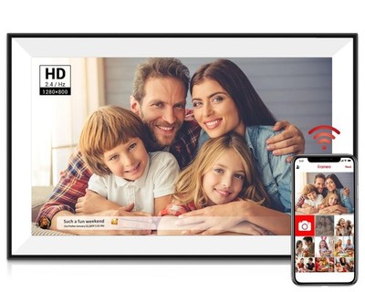 Frameo Digital Picture Frame 10.1 Inch Smart WiFi Digital Photo Frame, IPS To...
